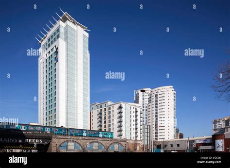 Radisson Blu Hotel and student accommodation in Cardiff City Centre Stock Photo - Alamy