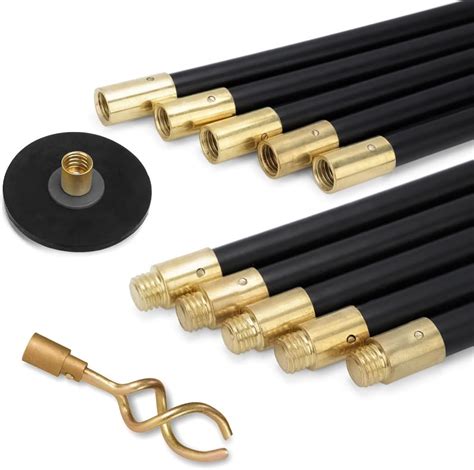 Drain Rods for Outside Drain Flexible - 12 Pcs / 9.2 Meter Indoor ...