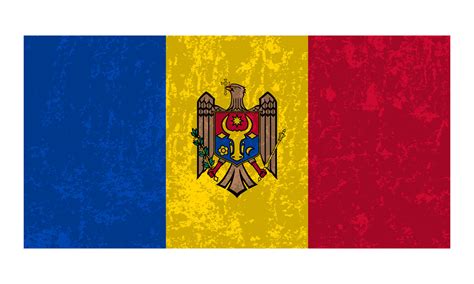 Moldova flag, official colors and proportion. Vector illustration ...