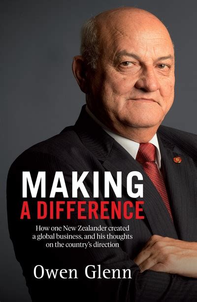 Making a Difference by Owen Glenn - Penguin Books New Zealand