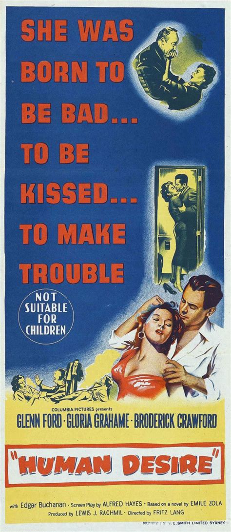 Human Desire (1954) Poster #1 - Trailer Addict