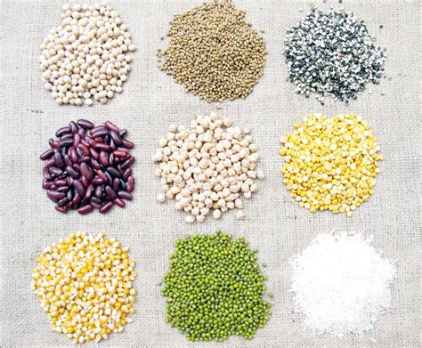 Pulses and cereals stock photo. Image of isolated, healthy - 8294302