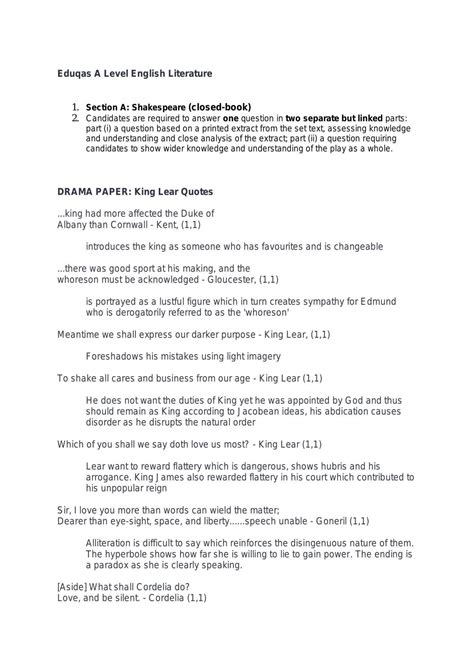 Eduqas A Level English Literature | English Literature - A Level A Levels Eduqas | Thinkswap