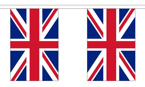 UNION JACK GREAT BRITAIN BUNTING - 18 METRES 30 FLAGS