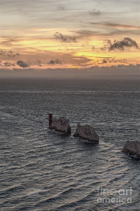 Sunset past The Needles Photograph by Clayton Bastiani - Fine Art America