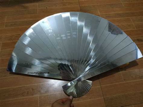 Heavy Duty Full Steel Tai Chi Fans Wushu Fans Tai Chi Kung Fu Fans Combat Fan-in Martial Arts ...