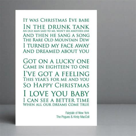 Christmas Gift Idea. Fairytale of New York by silvermoonprints