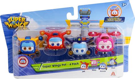 Super Wings EU750491 Super Pets 4 Pack – TopToy