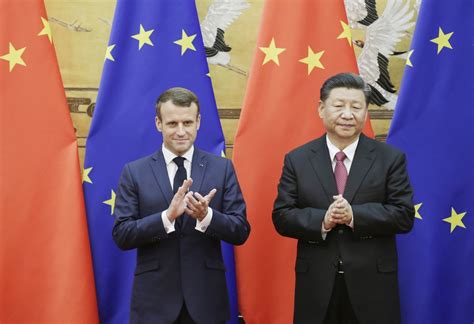 China's Xi Jinping & French Pres. Emmanuel Macron unite on climate ...