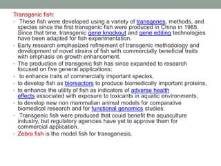 Transgenesis methods and applications | PPT