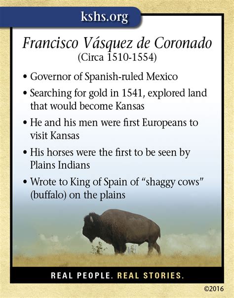 Francisco Vasquez de Coronado - Kansas Historical Society