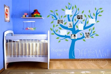 Family Tree Wall Art Decal Photo Frames Vinyl Decal Branches | Etsy