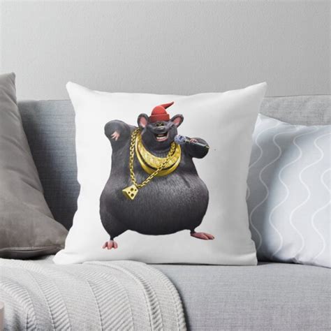 "BIGGIE CHEESE" Throw Pillow for Sale by JoeDaEskimo | Redbubble