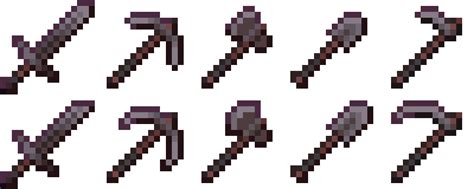 I wanted to give the netherite tools a more unique design. Thoughts? : r/Minecraft