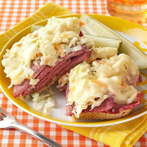 Corned Beef and Coleslaw Sandwiches Recipe | Taste of Home