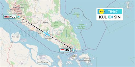 TR467 Flight Status Tigerair: Kuala Lumpur to Singapore (TGW467)