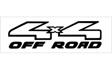 Ford Truck 4x4 Off Road Decal - 2.5" x 7.8"