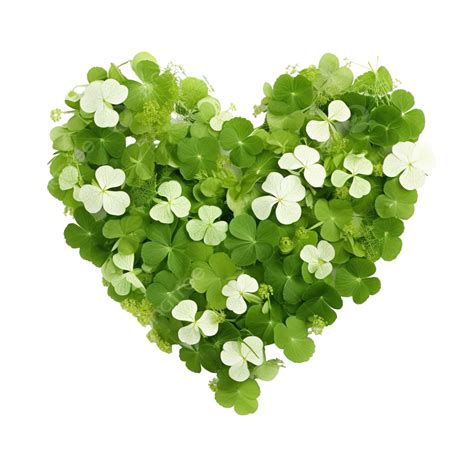 Heart With Clover, Clover, Heart, Ireland PNG Transparent Image and Clipart for Free Download