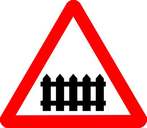 Download Signs, Road, Railway Crossing. Royalty-Free Vector Graphic ...