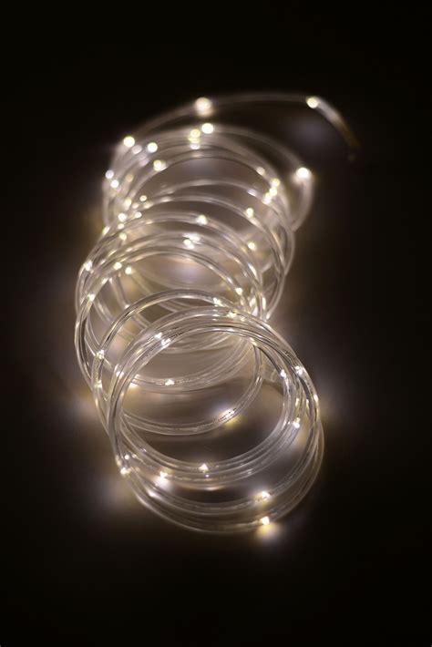 Mini LED Rope Light Warm White 15ft - 60ct (With images) | Led rope ...