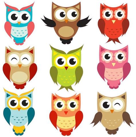 Pin von Susan Carrell auf Owl - clipart type art | Eulen basteln ...