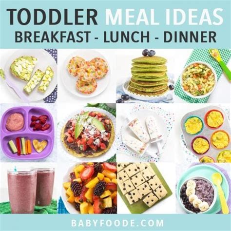 75 Toddler Meals (Healthy + Easy Recipes) | Baby Foode