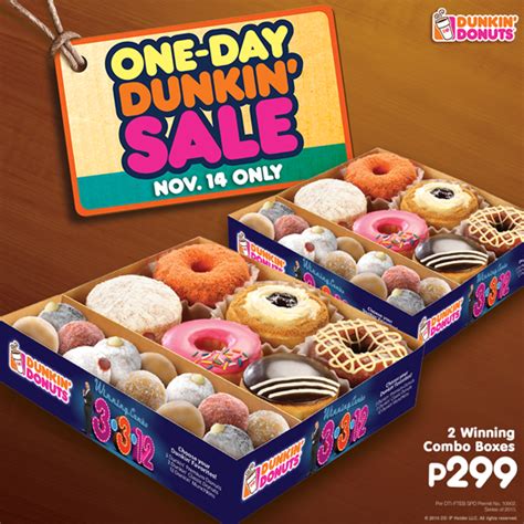 Manila Shopper: Dunkin' Donuts One-Day Dunkin' SALE: November 14 2015