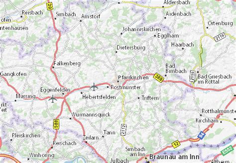 MICHELIN Pfarrkirchen map - ViaMichelin