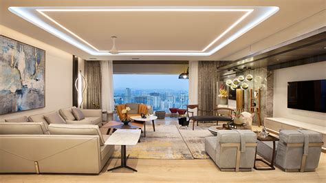 Mumbai: Luxe finishes, metallic tones and an open plan sets this flat apart