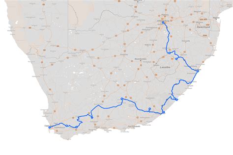 A Breathtaking Johannesburg to Cape Town Road Trip Itinerary