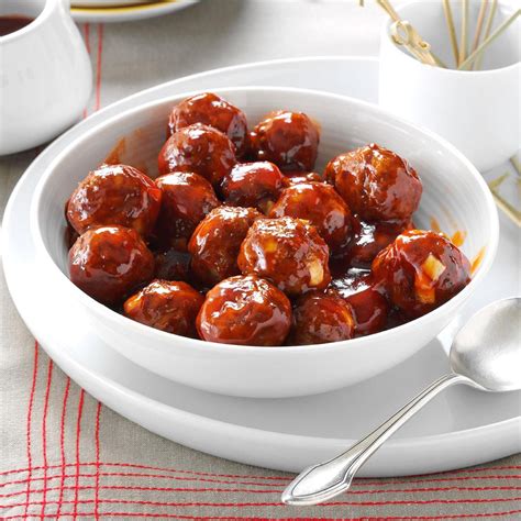 Meatballs in Barbecue Sauce Recipe | Taste of Home