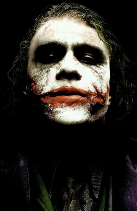 Heath Ledger Joker Face