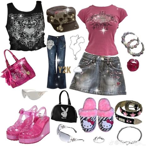 Y2K Girl Moodboard 🩷 | Trashy outfits, 2000s fashion outfits, Mcbling ...