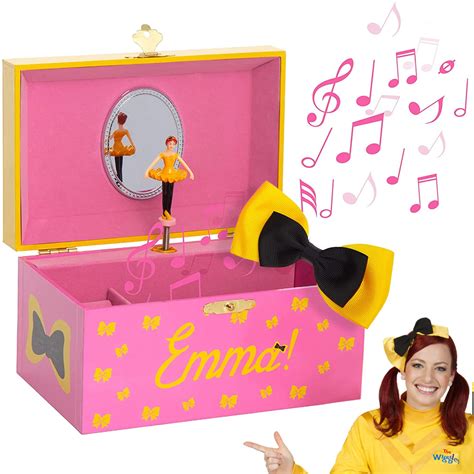 Buy The Wiggles Emma Musical Jewelry Box - Comes with Wearable Hairbow - Gift for Wiggles Fans ...