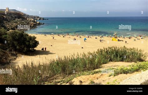 Mellieha bay Malta Stock Photo - Alamy