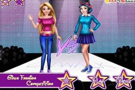 Girls Fashion Competition, Dressing Games - Play Online Free : Atmegame.com