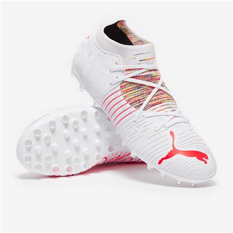 Puma Future Z 3.1 AG - White/Red Blast - Artificial Grass - Mens Boots | Pro:Direct Soccer