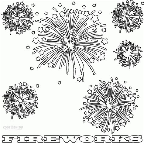 Fireworks Coloring Pages Printable - Coloring Home