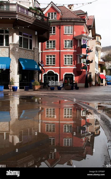 Lionshead Village - Vail, Colorado USA Stock Photo - Alamy