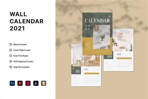 45+ Best InDesign Calendar Templates for 2024 - Theme Junkie