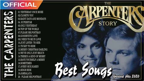 The Carpenter Very Best Songs Nonstop Playlist - Carpenters Greatest ...