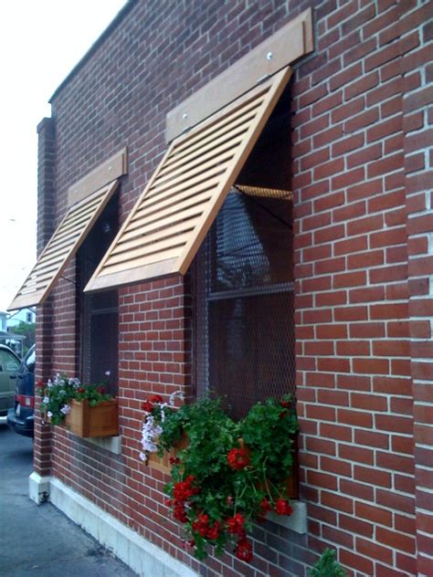 shutter awnings - yes, please, once we start on the exterior! | Exterior | Pinterest | Window ...