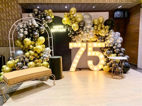 75th Birthday Backdrop