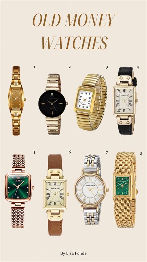 Old Money Aesthetic Watches for Women - The Old Money Jewelry Guide ...