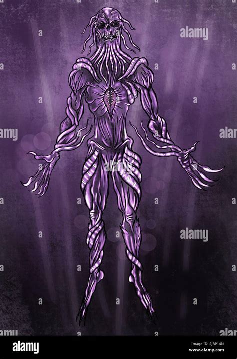 eldritch being illustration Stock Photo - Alamy