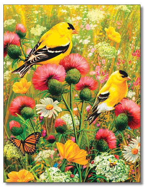 Goldfinch, 350-Piece Jigsaw Puzzle for Seniors