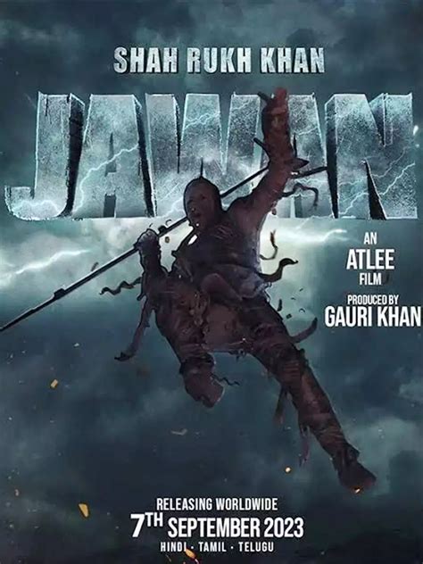 The newest poster of Jawan is out now, take a look | Filmfare.com