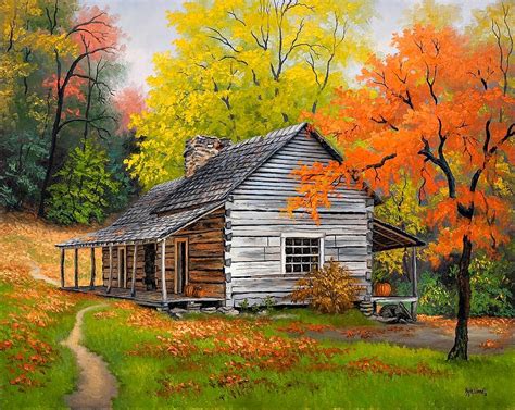 Appalachian Retreat in Autumn Puzzle (252 pieces)