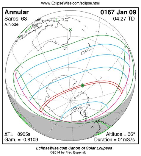 EclipseWise - Annular Solar Eclipse of 0167 Jan 09