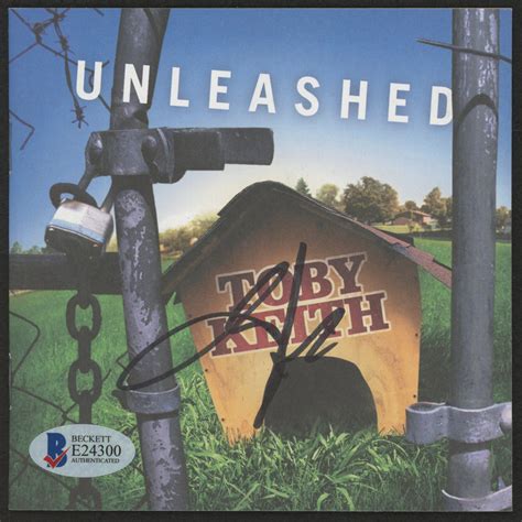 Toby Keith Signed "Unleashed" Album Cover (Beckett COA) | Pristine Auction